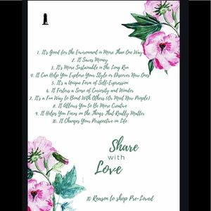 10 Reasons to Shop Pre Loved